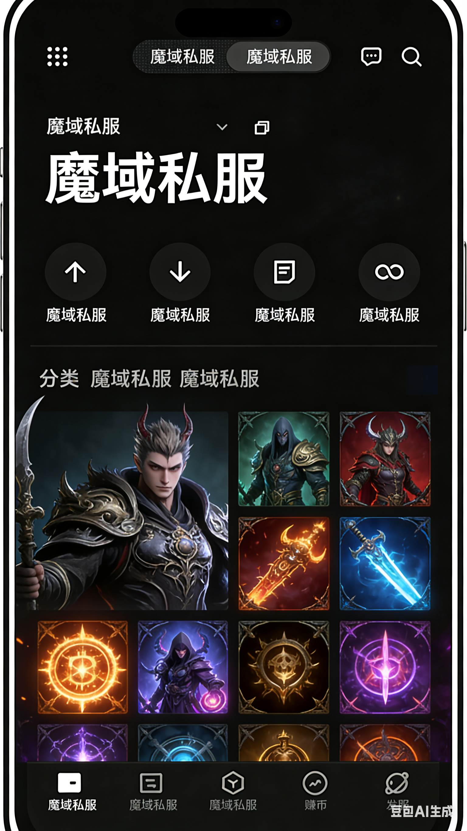 魔域SF资源副本挑战画面